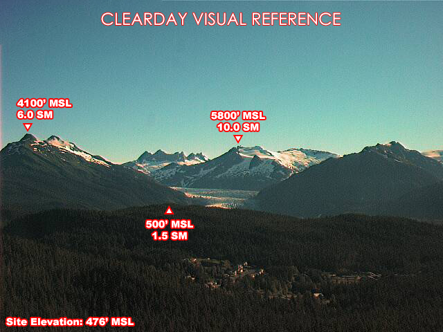 Pedersen Hill, NorthEast view on a clear day