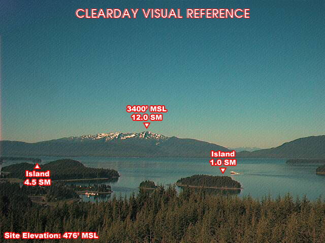 Pedersen Hill, SouthWest view on a clear day