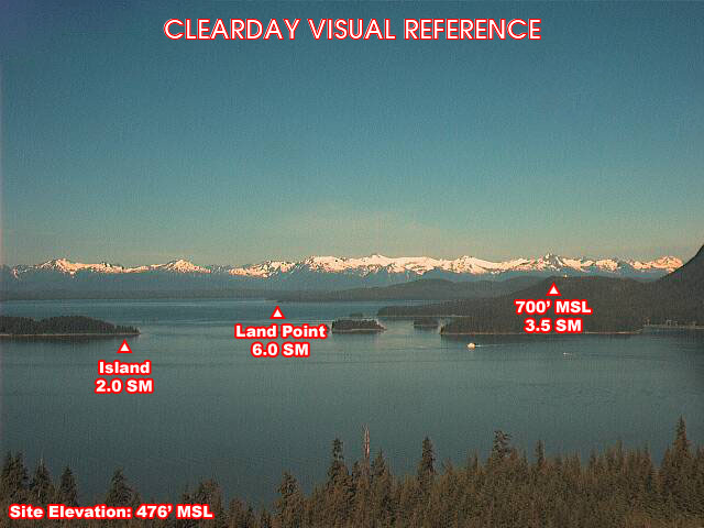 Pedersen Hill, West view on a clear day
