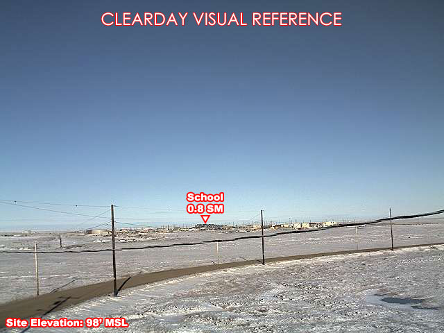 Atqasuk, North view on a clear day