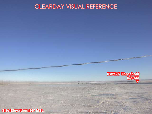 Atqasuk, East view on a clear day