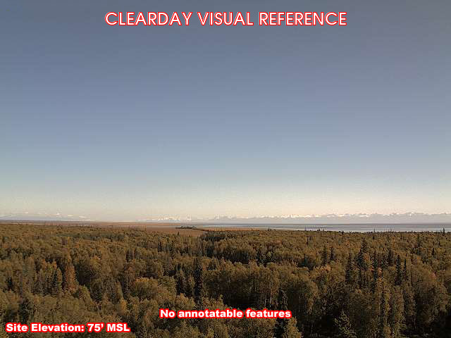 Beluga, NorthEast view on a clear day