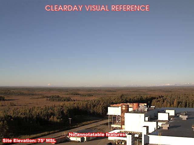 Beluga, SouthWest view on a clear day