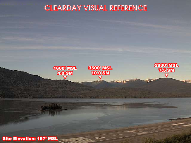 Wrangell, NorthEast view on a clear day