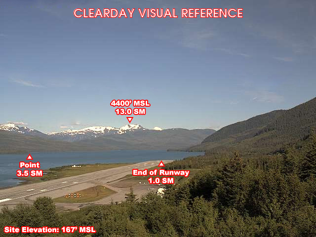 Wrangell, East view on a clear day