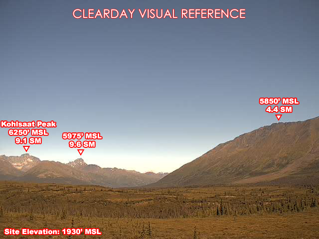 Puntilla Lake, North view on a clear day