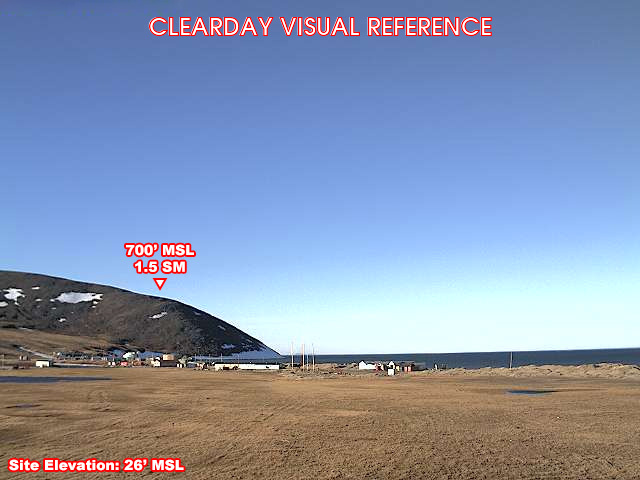 Wales, South view on a clear day