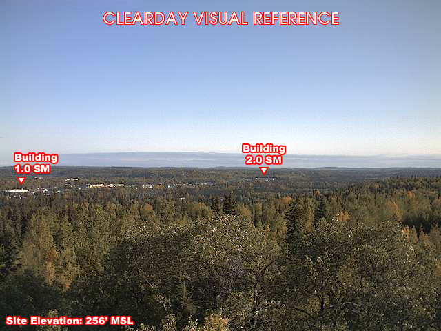 Soldotna, NorthEast view on a clear day