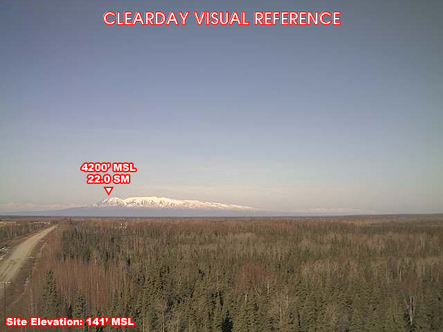 Knik, West view on a clear day