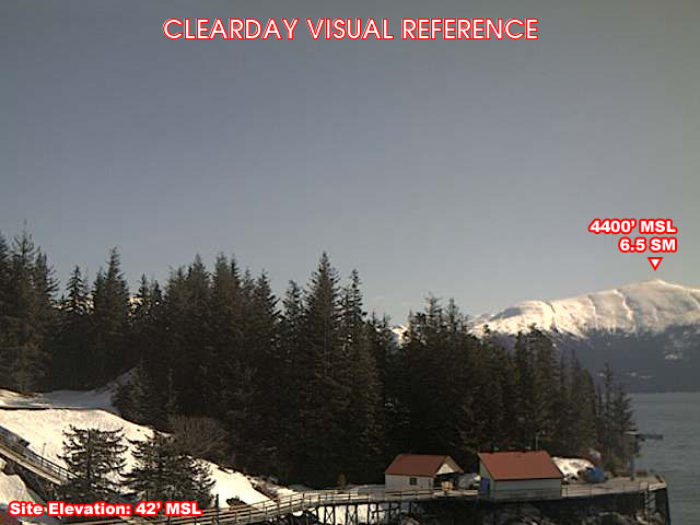 Taku Inlet, NorthEast view on a clear day