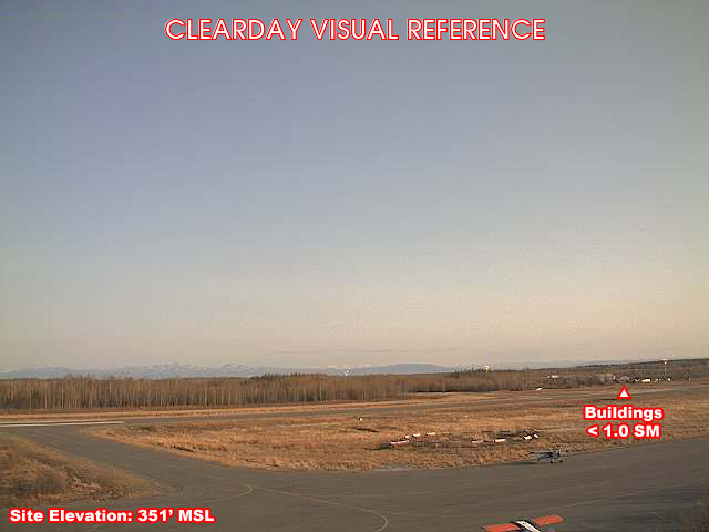 Nenana, South view on a clear day