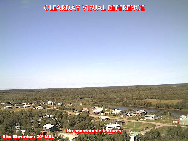 Tuluksak, NorthWest view on a clear day