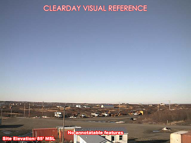 Egegik, NorthEast view on a clear day