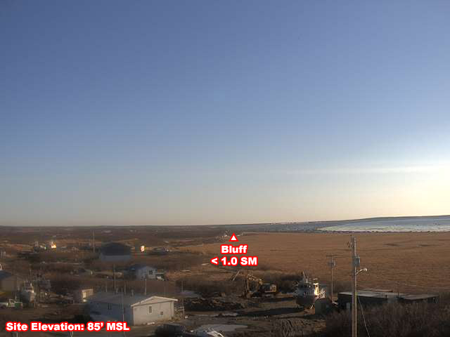 Egegik, SouthWest view on a clear day
