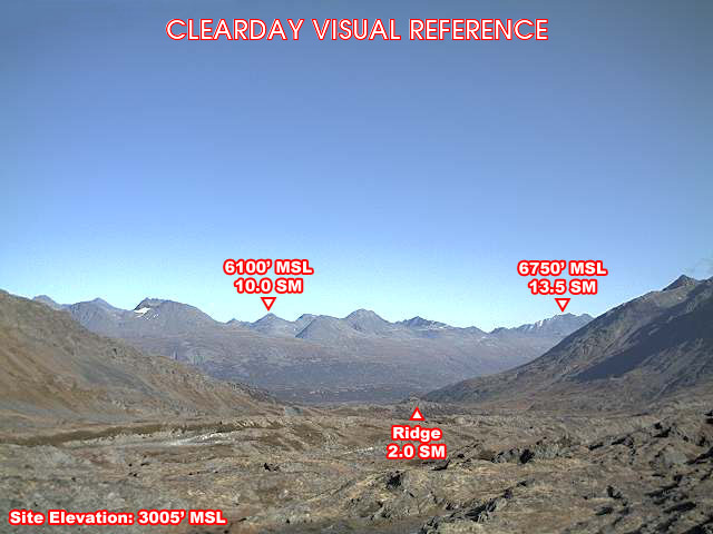 Thompson Pass, NorthEast view on a clear day
