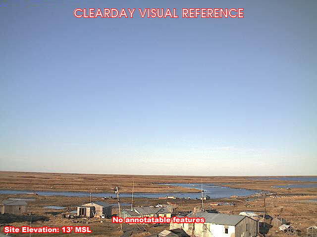 Newtok, East view on a clear day