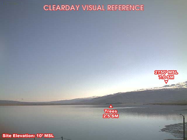 Bradley Lake, NorthEast view on a clear day