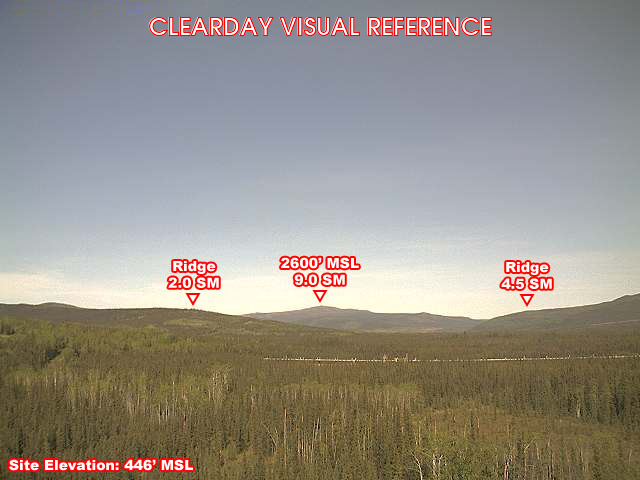 Livengood, NorthEast view on a clear day