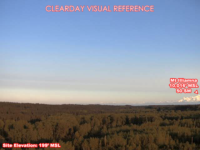 Anchor Point, West view on a clear day
