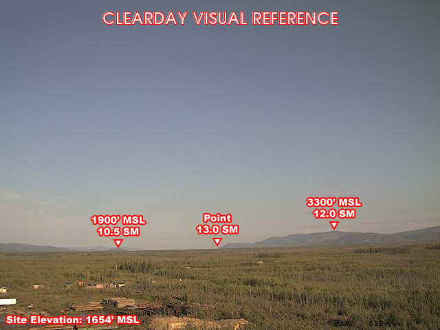 Tok, SouthEast view on a clear day