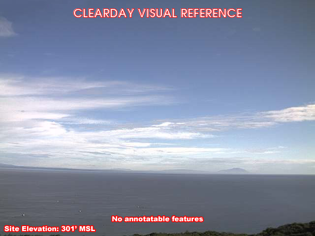 Nikiski, North view on a clear day