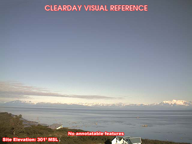 Nikiski, NorthWest view on a clear day