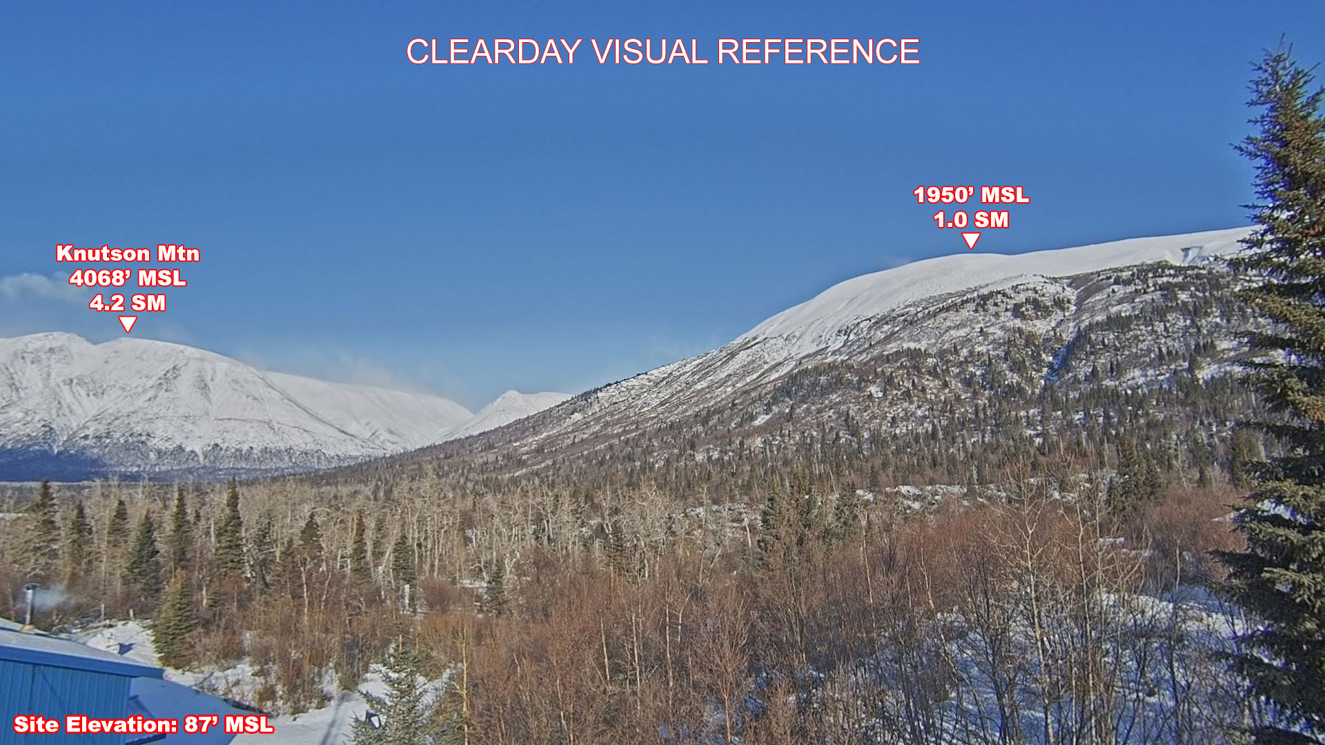 Pedro Bay, North view on a clear day