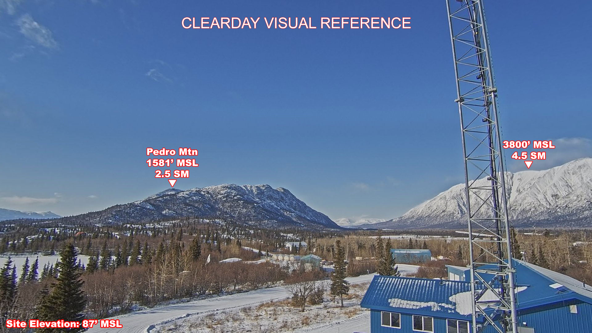 Pedro Bay, West view on a clear day