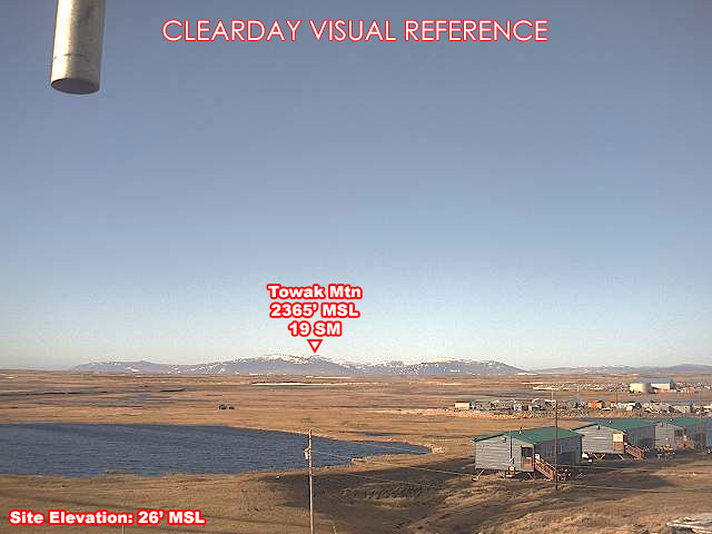 Hooper Bay, North view on a clear day