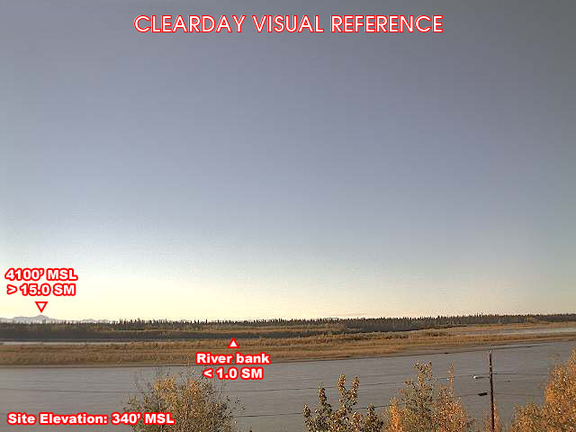 Beaver, South view on a clear day