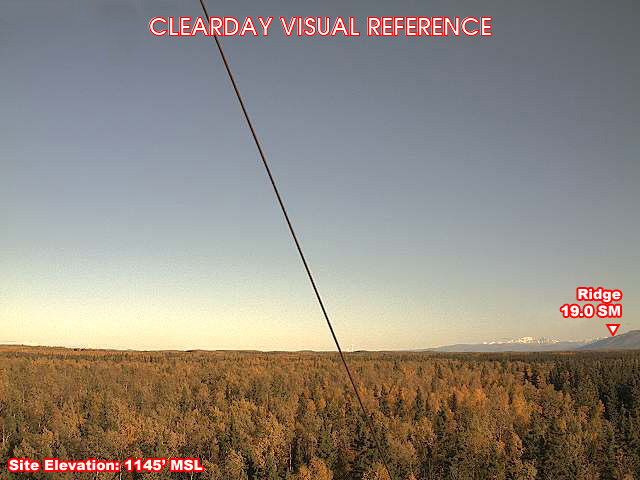 Delta Junction, SouthEast view on a clear day