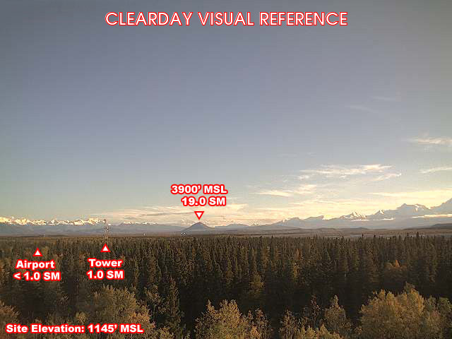 Delta Junction, South view on a clear day