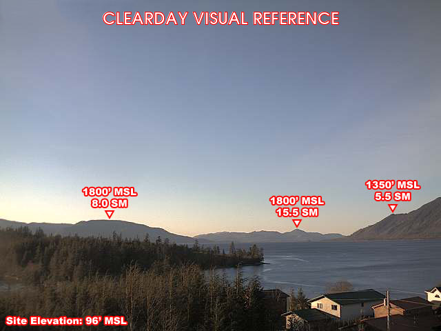 Craig, SouthWest view on a clear day