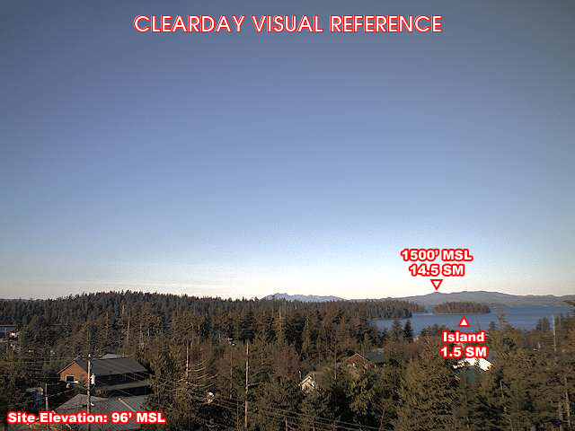 Craig, NorthWest view on a clear day