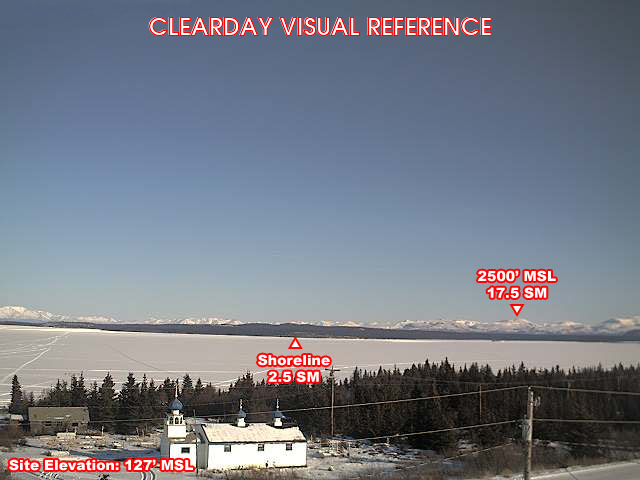 Kokhanok, NorthEast view on a clear day