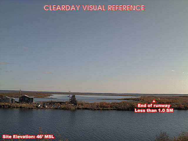 Selawik, East view on a clear day