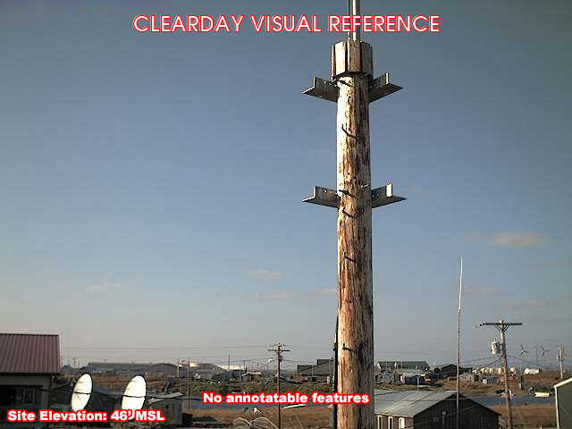 Selawik, West view on a clear day