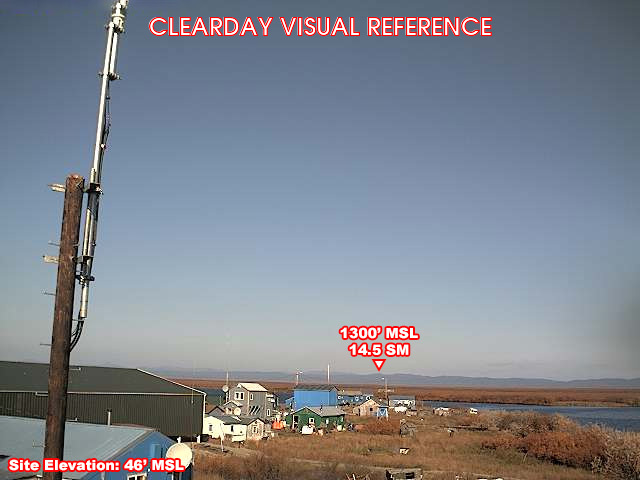 Selawik, North view on a clear day