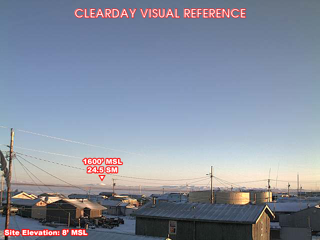 Kivalina, East view on a clear day