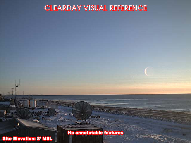 Kivalina, SouthEast view on a clear day