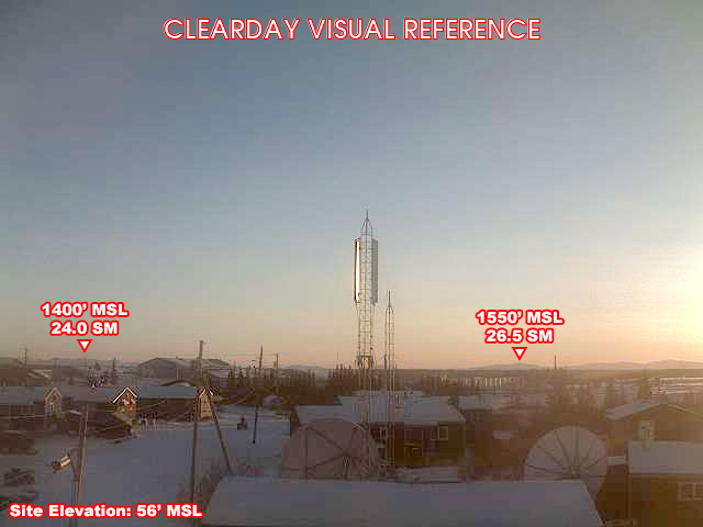 Noatak, South view on a clear day