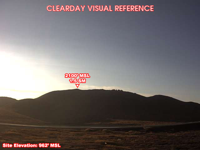 Red Dog, SouthEast view on a clear day