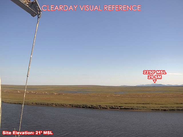Shaktoolik, NorthEast view on a clear day