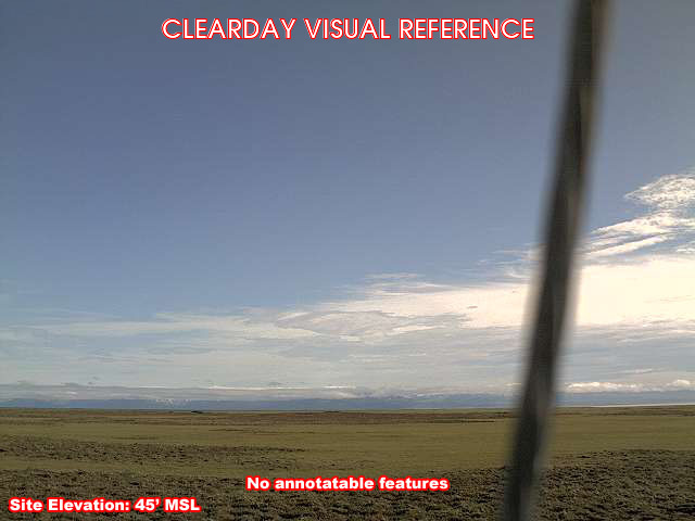 Port Heiden, South view on a clear day
