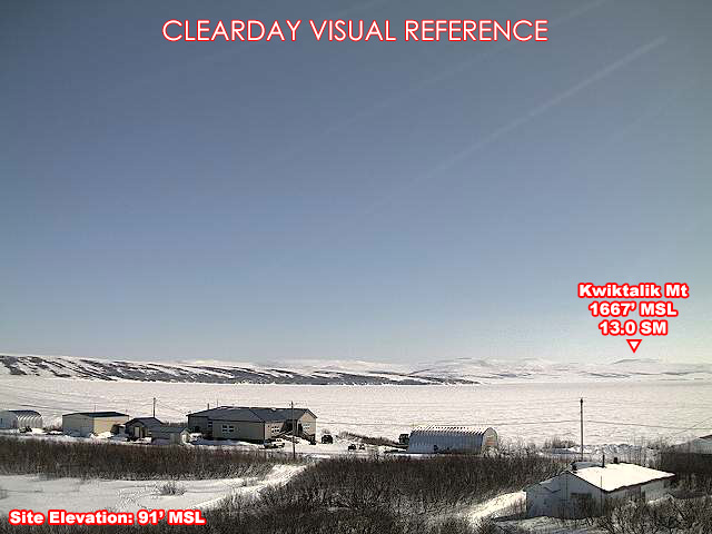 Golovin, East view on a clear day