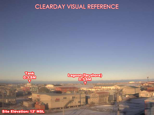Barrow (Utqiagvik), NorthEast view on a clear day