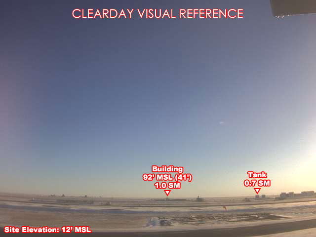 Barrow (Utqiagvik), South view on a clear day