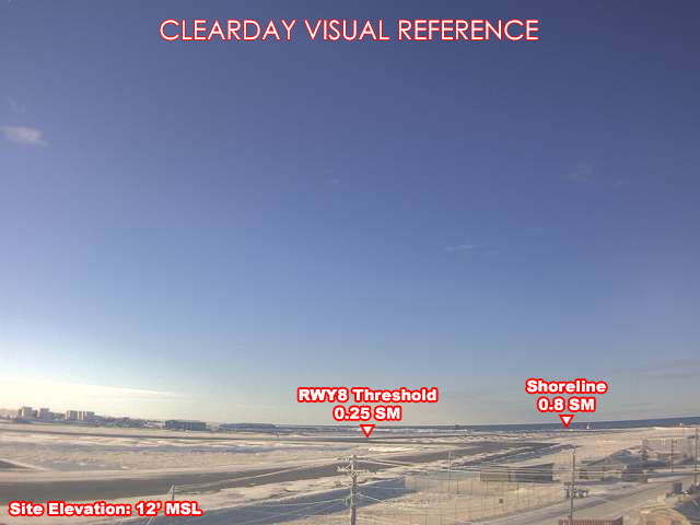 Barrow (Utqiagvik), SouthWest view on a clear day