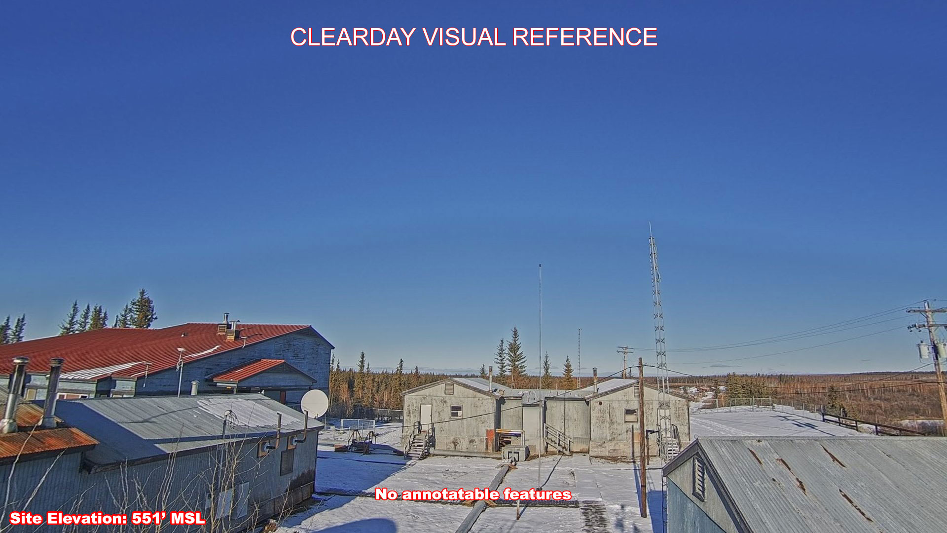 Chalkyitsik, North view on a clear day