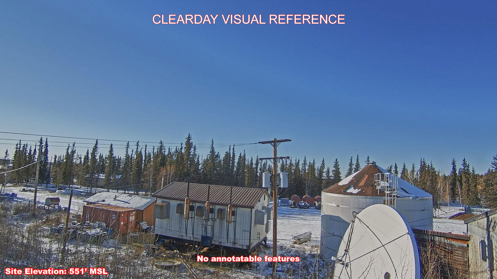 Chalkyitsik, West view on a clear day